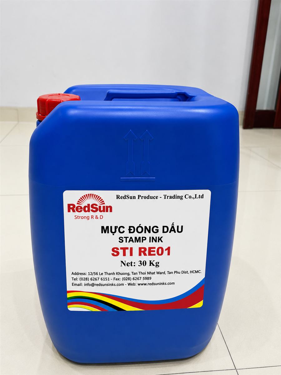 Can mực đóng dấu RedSun STI RE01 30kg